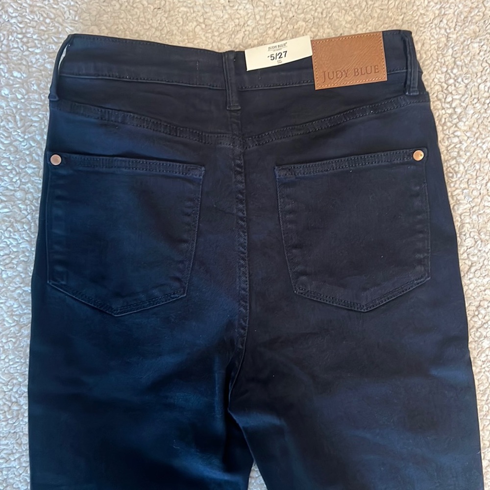 Judy Blue Tummy Control‎ Skinny Jeans - Navy - Picture 6 of 12